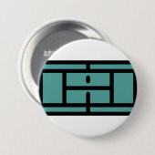 Tennisplatz Button (Vorne & Hinten)