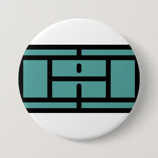 Tennisplatz Button (Vorderseite)