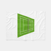 Tennisplatz Fleecedecke (Vorderseite (Horizontal))