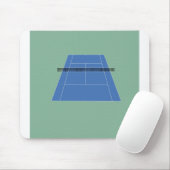 Tennisplatz - Grün und Blau Mousepad (Mit Mouse)