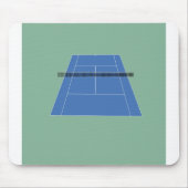 Tennisplatz - Grün und Blau Mousepad (Vorne)