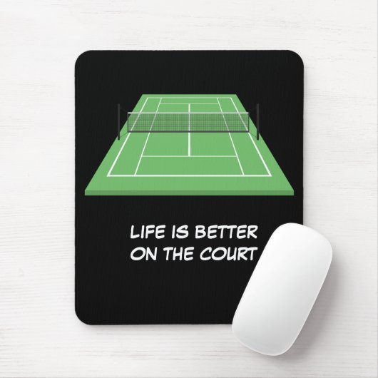 Tennisplatz ist besser mousepad (Mit Mouse)