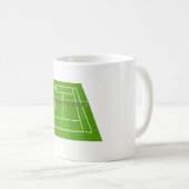 Tennisplatz Kaffeetasse (VorderseiteRechts)