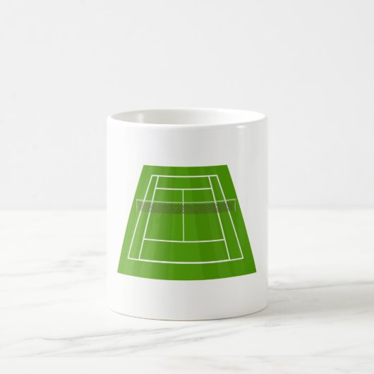 Tennisplatz Kaffeetasse (Mittel)