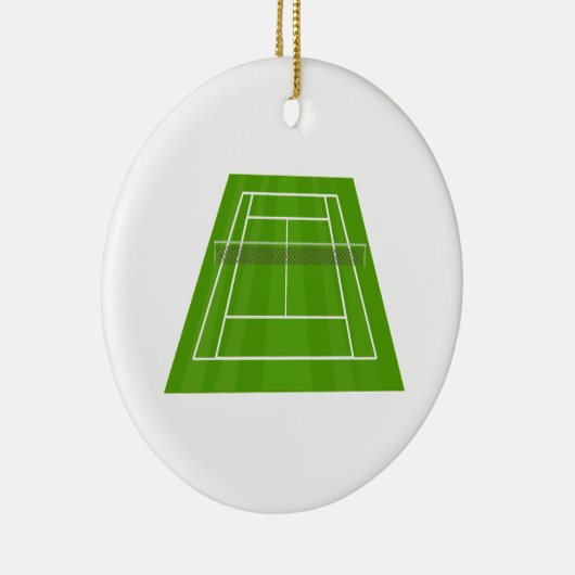 Tennisplatz Keramikornament (Rechts)