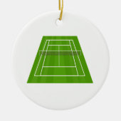 Tennisplatz Keramikornament (Vorne)