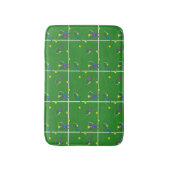 Tennisplatz mit Rackets und Balls Badematte (Vorderseite Vertikal)