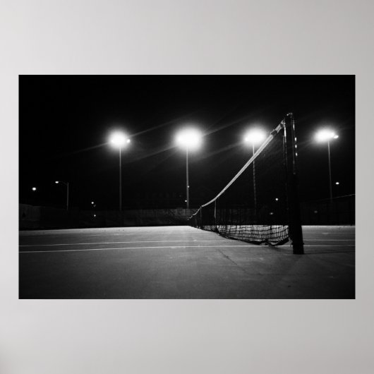 Tennisplatz Poster (Vorne)