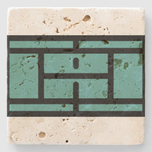 Tennisplatz Steinuntersetzer