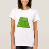 Tennisplatz T-Shirt (Vorderseite)