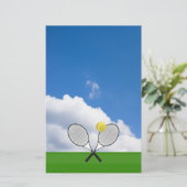 Tennisplatz & TENNIS RACKETS (Stehend Vorderseite)