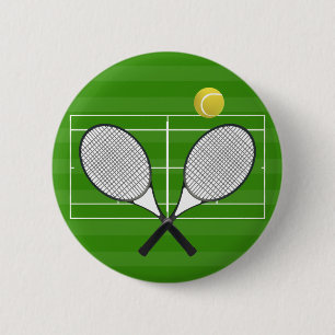 Tennisplatz & TENNIS RACKETS Button