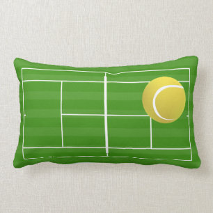 Tennisplatz u. Tennisball Lendenkissen