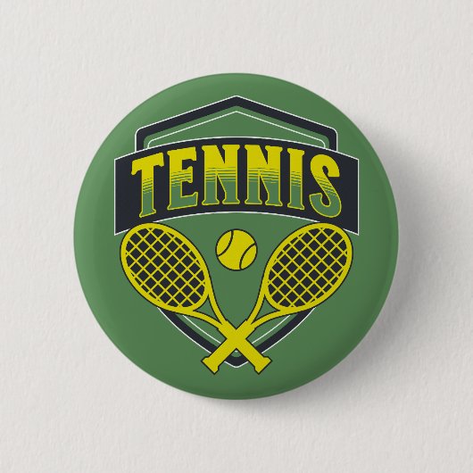 Tennisplätze für Tennisliebhaber Button (Vorderseite)