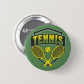 Tennisplätze für Tennisliebhaber Button (Vorne & Hinten)