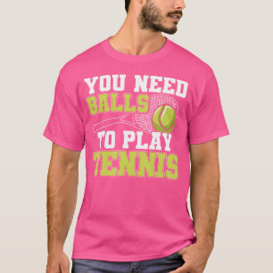 Tennisplätze mit Racket-Tennisplatz T-Shirt