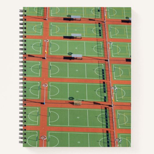 Tennisplätze Notizblock (Vorderseite)