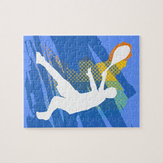 Tennispuzzle - Kindergeschenk für Spieler und Fans Puzzle (Horizontal)