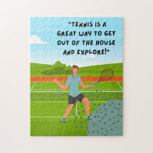 Tennispuzzles für Tennisspieler Puzzle