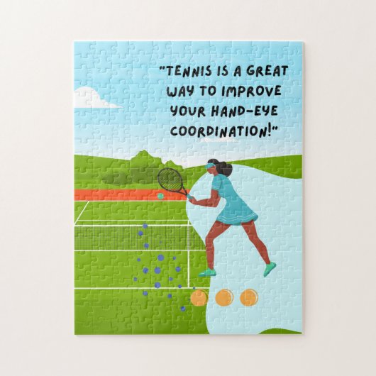 Tennispuzzles für Tennisspieler Puzzle (Vertikal)