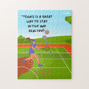 Tennispuzzles für Tennisspieler Puzzle