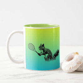 Tennisquirrel Zweifarbige Tasse