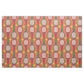 Tennisrackets & Balls Muster Stoff (Fat Quarter (45,7 x 55,9 cm))