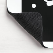 Tennisracquetball-Piktogramm Mousepad (Ecke)