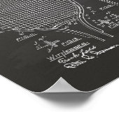 Tennisschläger 1916 Kunst - Halbpension Poster (Ecke)