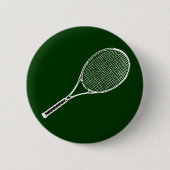 Tennisschläger Button (Vorderseite)