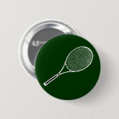 Tennisschläger Button (Vorne & Hinten)