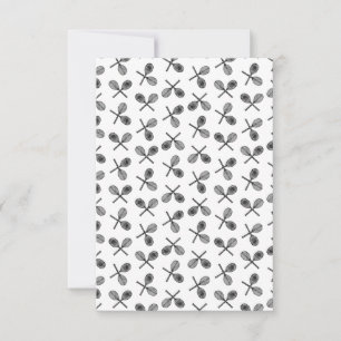 Tennisschläger CUSTOM HINTERGRUND Dankeskarte