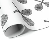 Tennisschläger CUSTOM HINTERGRUND Geschenkpapier (Rolleneckpunkt)