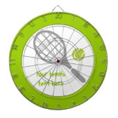 Tennisschläger Dartscheibe (vorne)