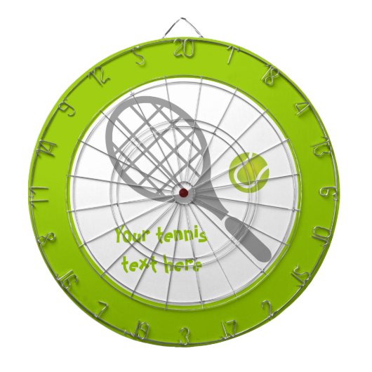 Tennisschläger Dartscheibe (vorne)