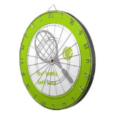 Tennisschläger Dartscheibe (Vorderseite rechts)
