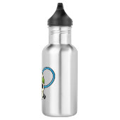Tennisschläger Edelstahlflasche (Rechts)