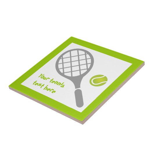 Tennisschläger Fliese (Seite)