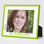 Tennisschläger Fotoplatte (Seite)