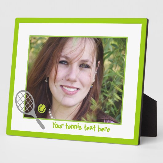 Tennisschläger Fotoplatte (Seite)