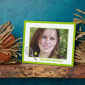 Tennisschläger Fotoplatte (Seite)