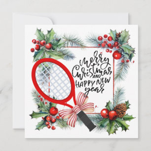 Tennisschläger für Weihnachten und Neujahr
