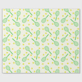 Tennisschläger Geschenkpapier (Flach)