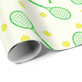 Tennisschläger Geschenkpapier (Rolleneckpunkt)