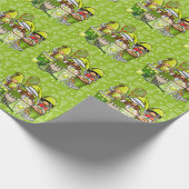 Tennisschläger Geschenkpapier (Ecke)