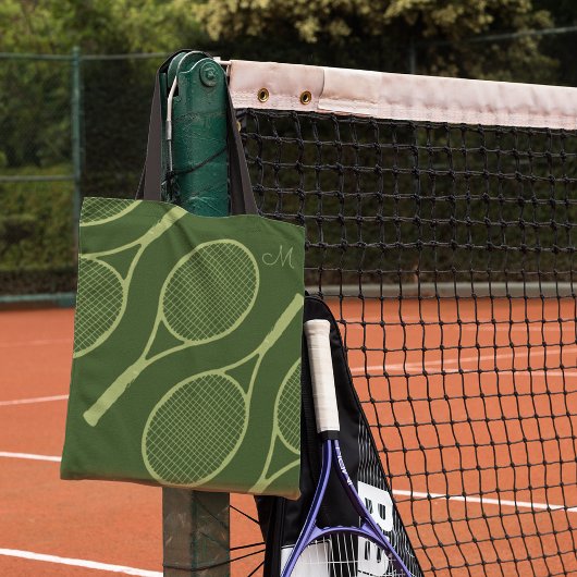 Tennisschläger grün tasche
