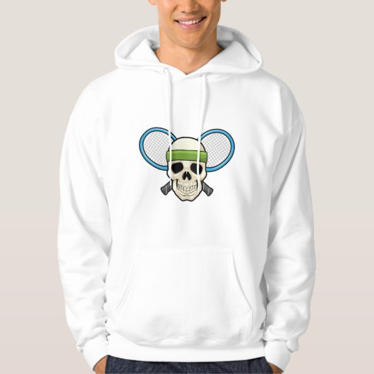 Tennisschläger Hoodie (Vorderseite)