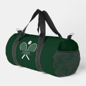 Tennisschläger & Individueller Name Duffle Bag (Rechte Ecke)