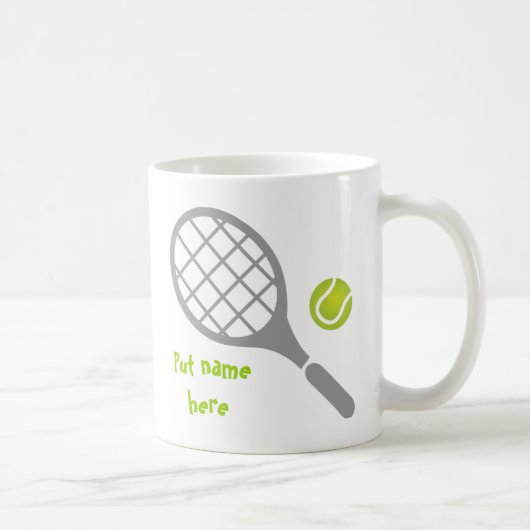 Tennisschläger Kaffeetasse (Rechts)