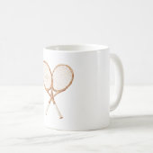 Tennisschläger Kaffeetasse (VorderseiteRechts)